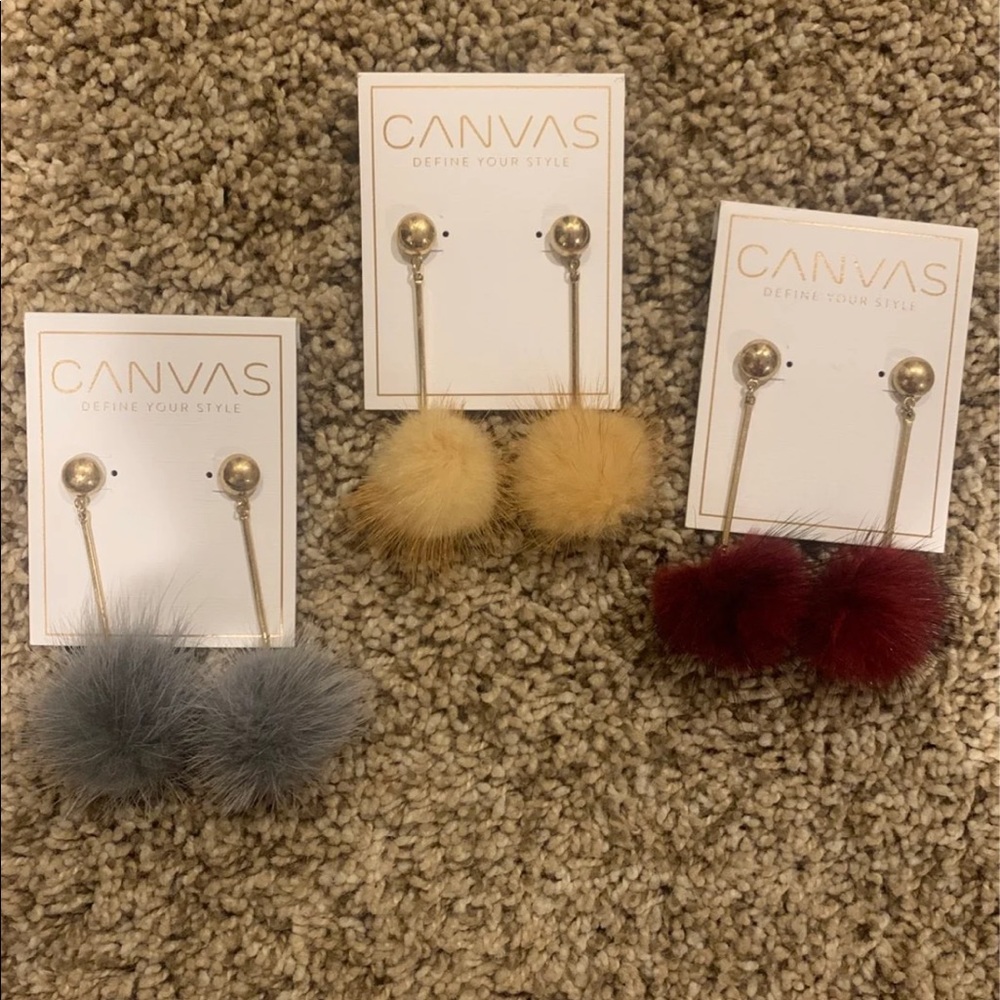 3 brand new earrings